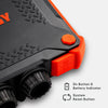 Poseidon XL Indestructible Charger Dark Energy PXL100BKHV Power Banks One Size / Black/Orange