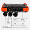 Poseidon XL Indestructible Charger Dark Energy PXL100BKHV Power Banks One Size / Black/Orange
