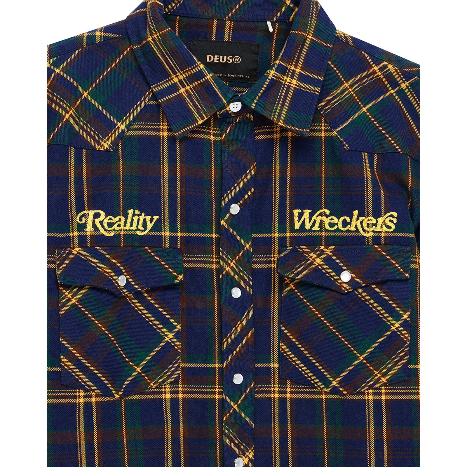 Reality Wreckers Check Shirt | Men's Deus Ex Machina Men's Shirts