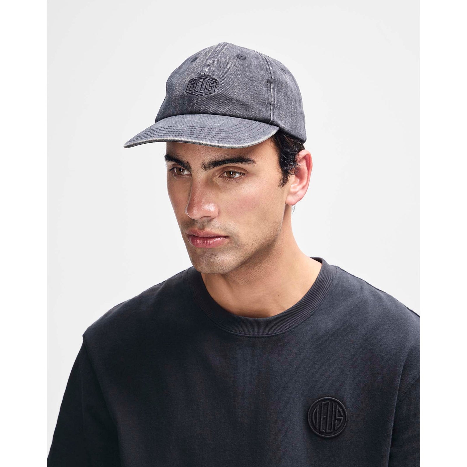 Shield Garment Dyed Dad Cap Deus Ex Machina D261MHA191099800 Caps & Hats One Size / Black