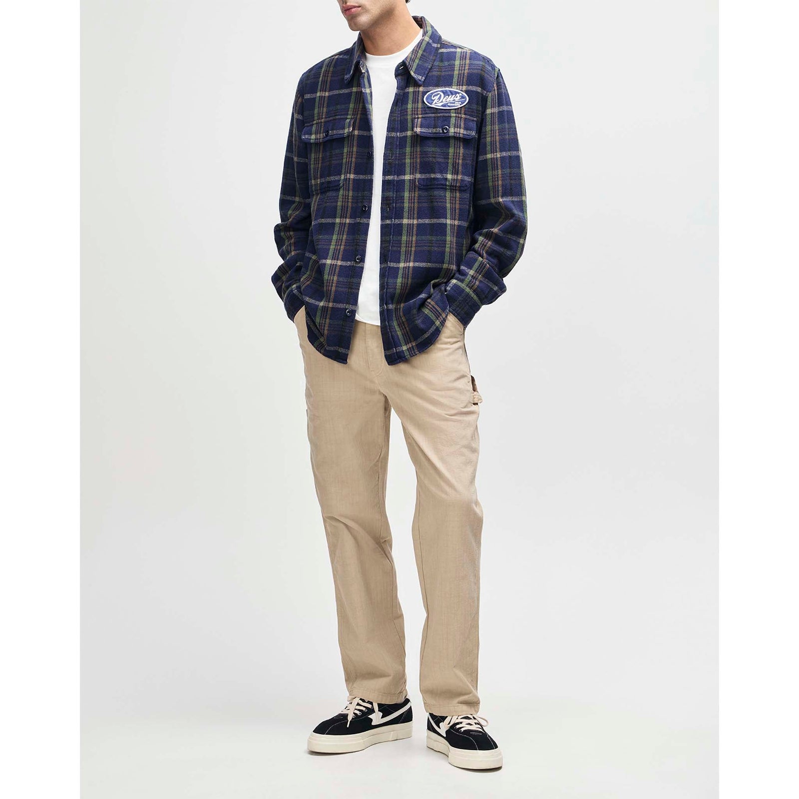 Vacay Check Shirt Deus Ex Machina Men's Shirts