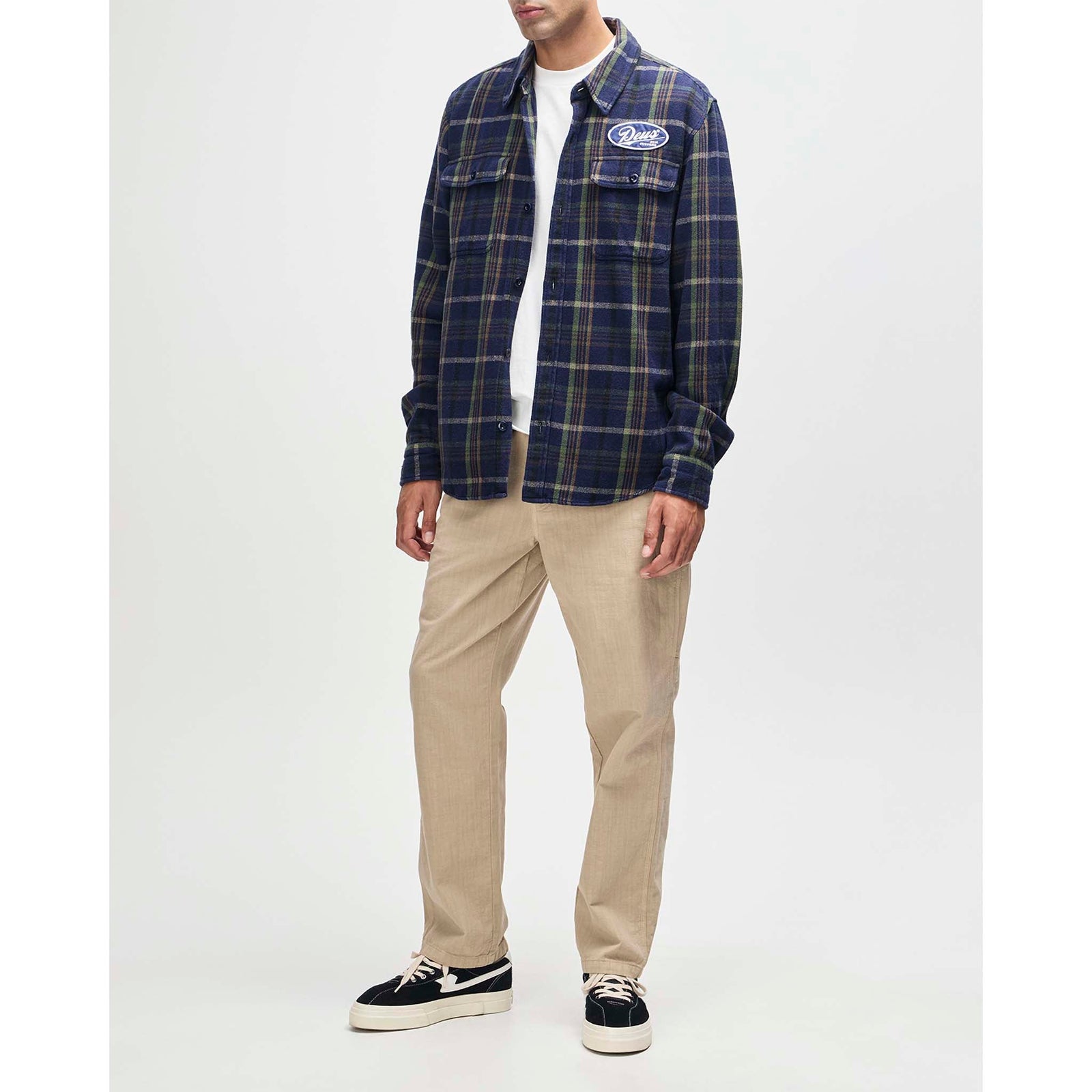 Vacay Check Shirt Deus Ex Machina Men's Shirts