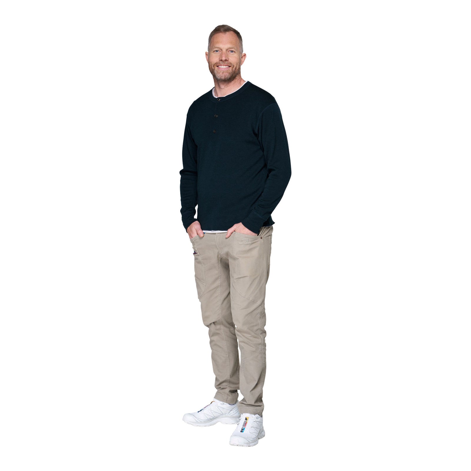 Archive Henley LS Devold Unisex Long Sleeve Tees