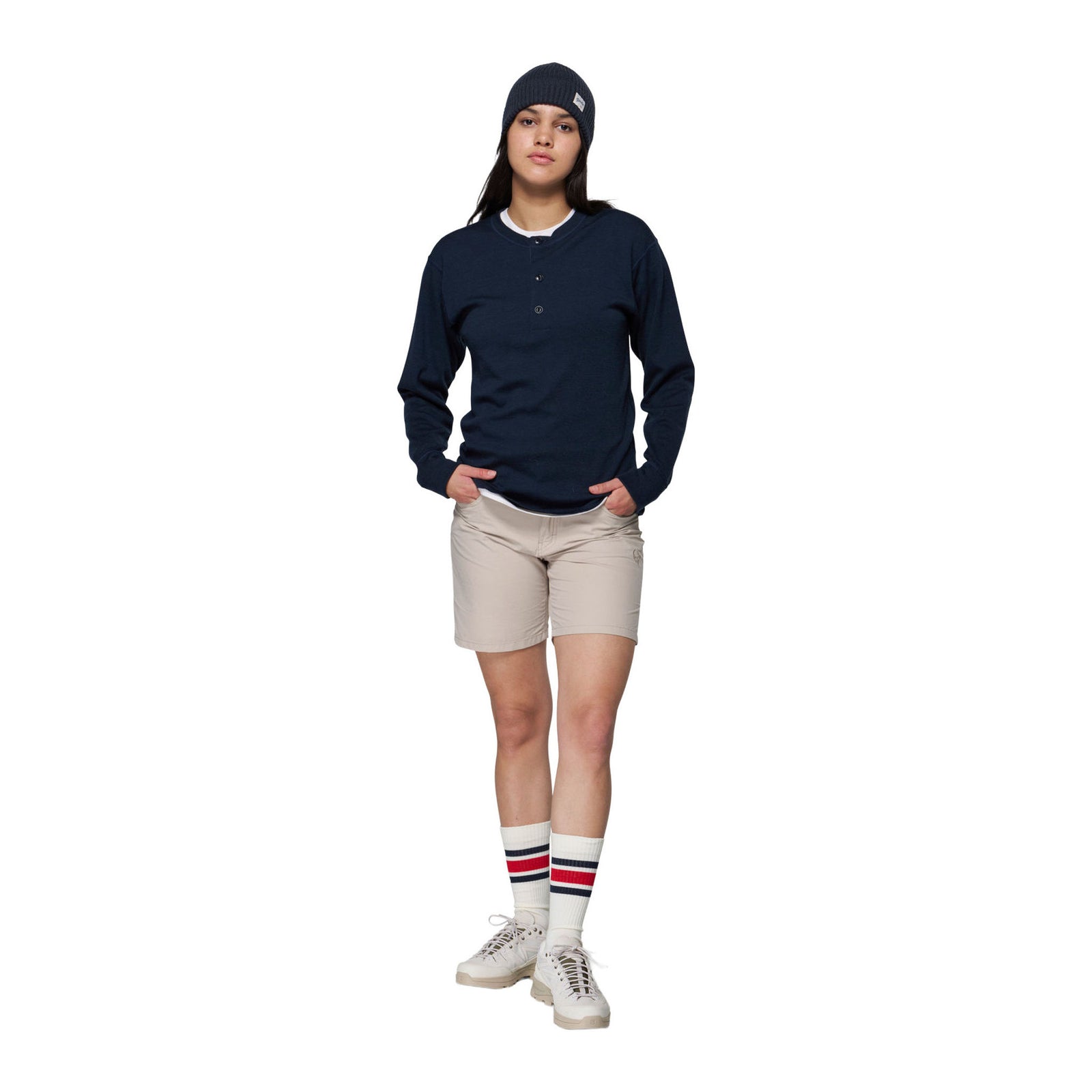 Archive Henley LS Devold Unisex Long Sleeve Tees