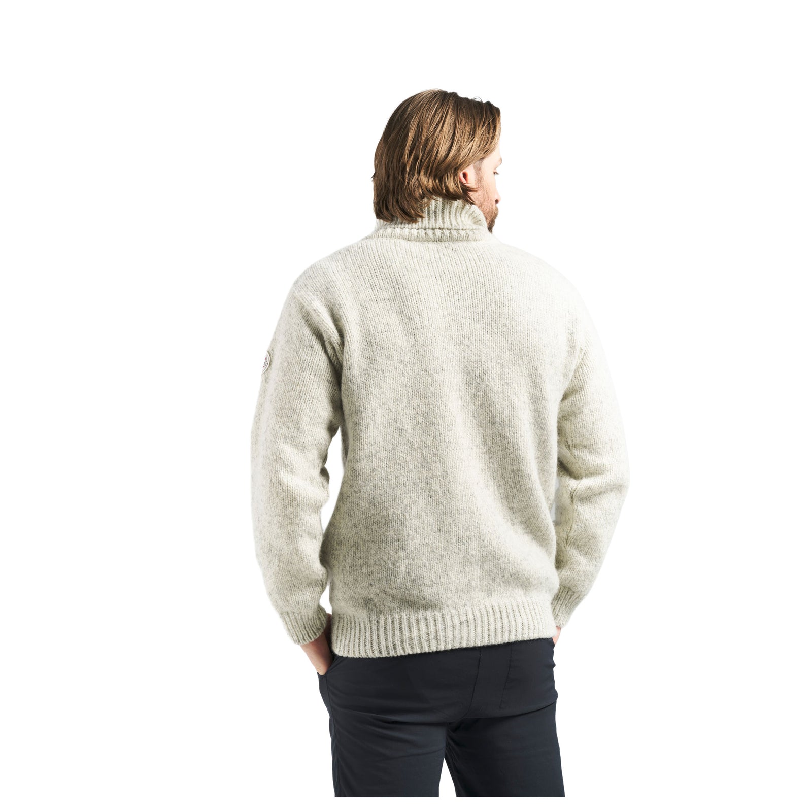 Nansen Wool Zip Neck Devold Unisex Knitted Jumpers