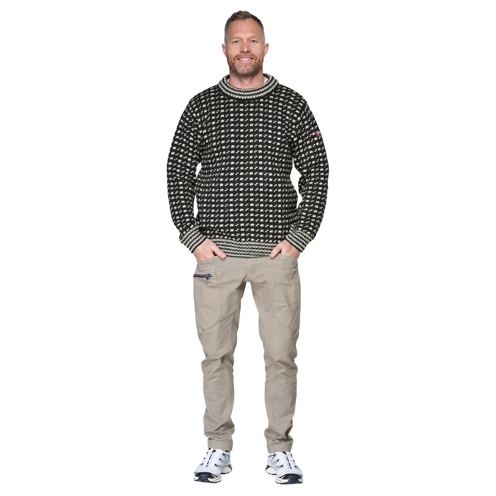 Original Islender Wool Sweater Devold Unisex Knitted Jumpers