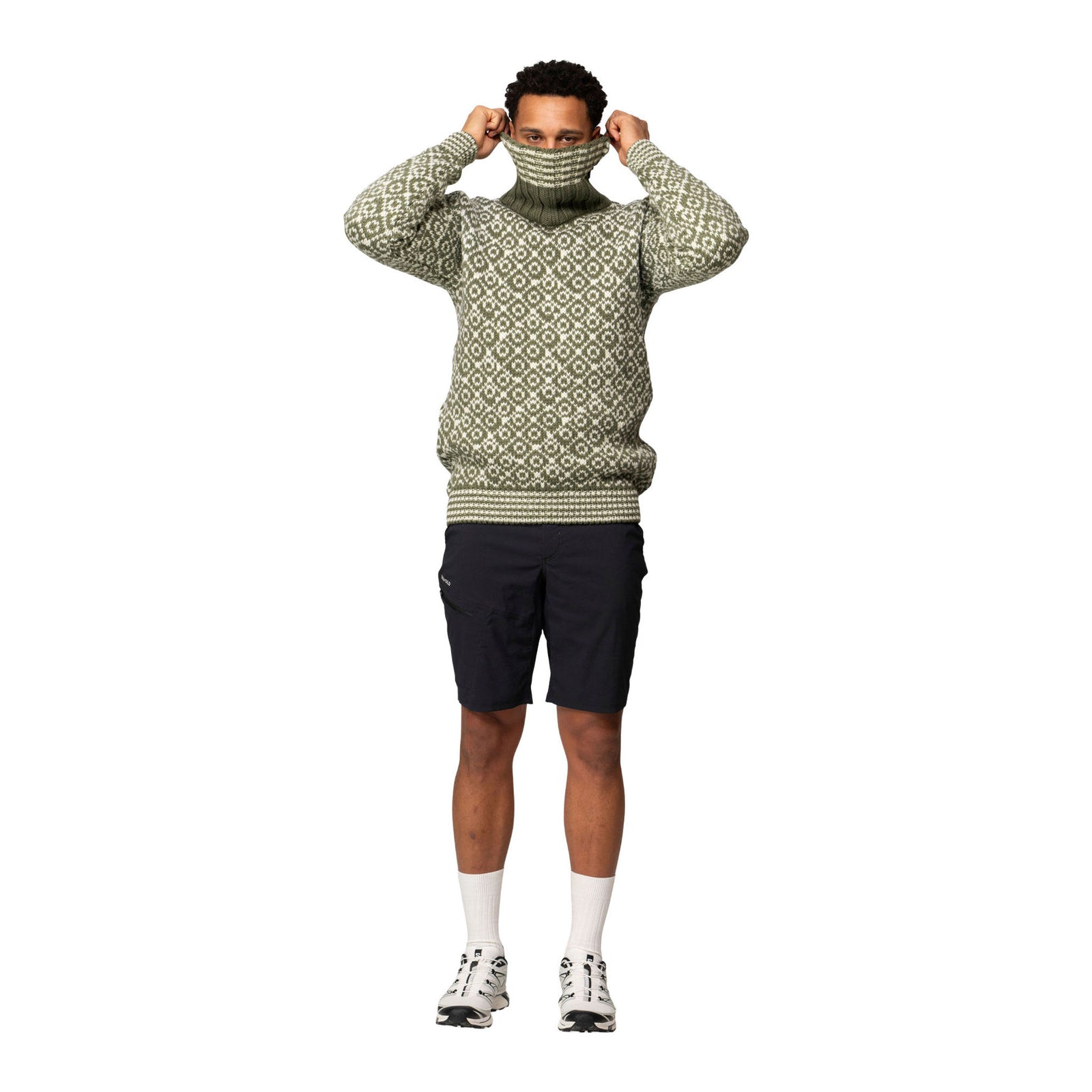 Svalbard Wool High Neck Devold Unisex Knitted Jumpers