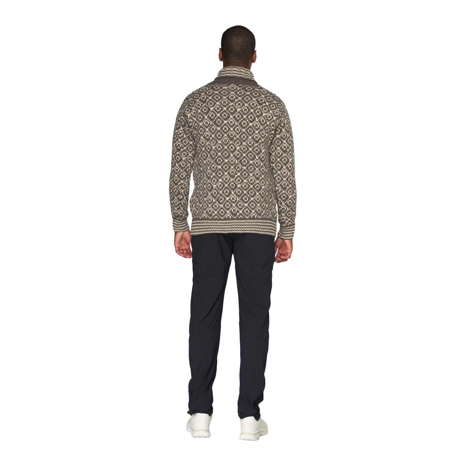 Svalbard Wool Zip Neck Devold Unisex Knitted Jumpers