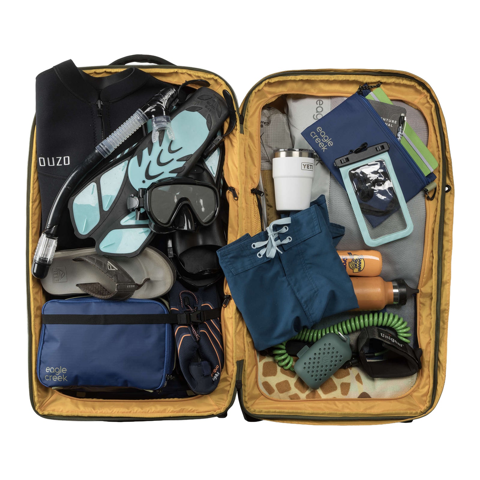 ORV Trunk Luggage 115L Eagle Creek EC030601370 Suitcases & Luggage 115L / Olive Green