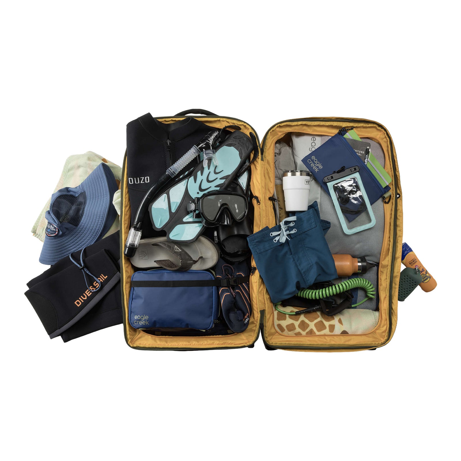 ORV Trunk Luggage 115L Eagle Creek EC030601370 Suitcases & Luggage 115L / Olive Green