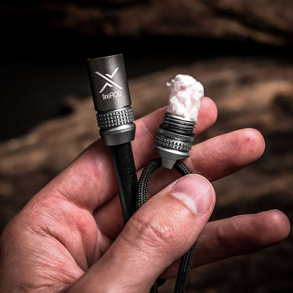 fireROD Gen 2 Exotac EXOFIRERODGEN2-GUN Firestarters One Size / Gunmetal