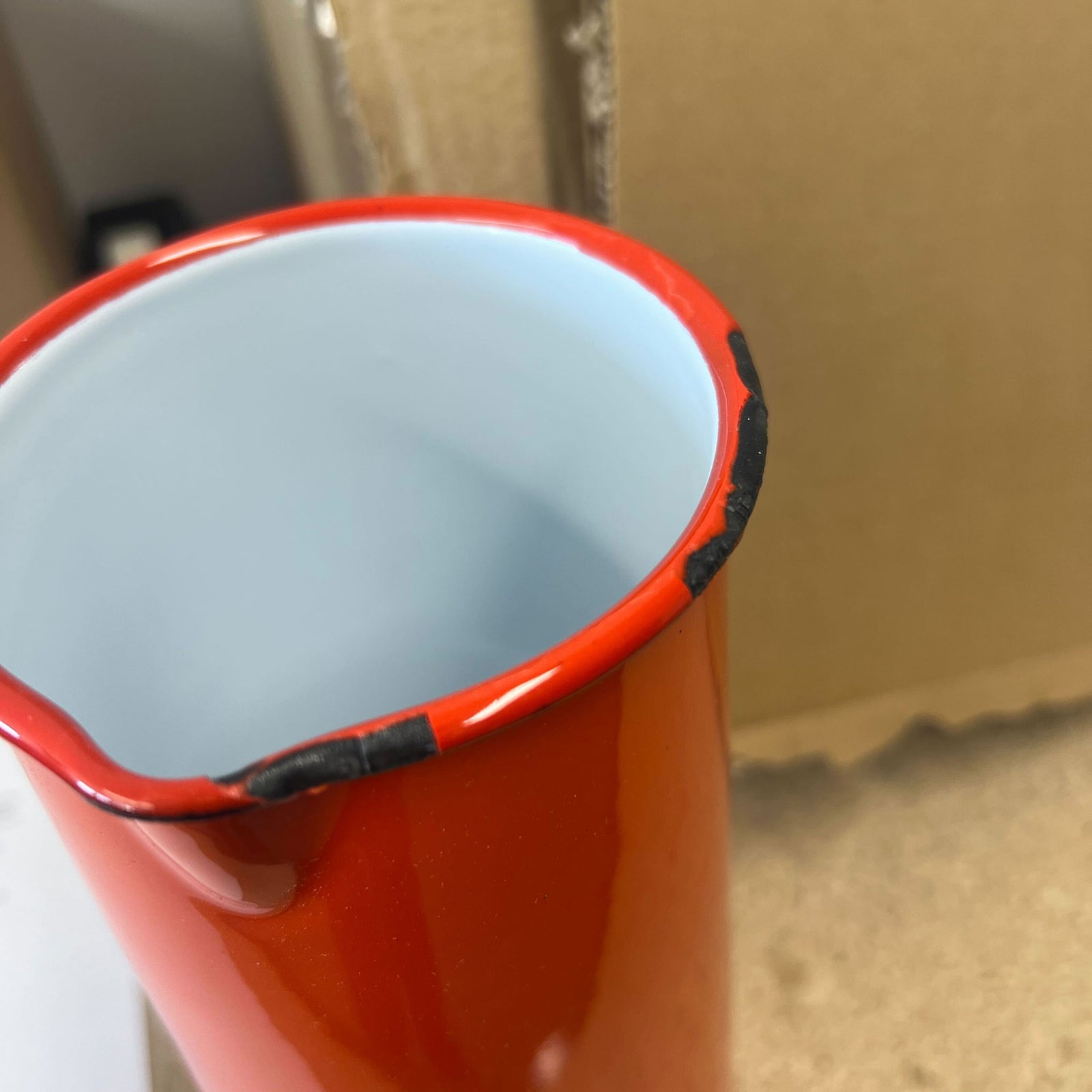3 Pint Jug | SMALL DEFECT SALE Falcon Enamelware SDS-FAL-LJU-RR-UK Jugs 3 Pints / Pillarbox Red