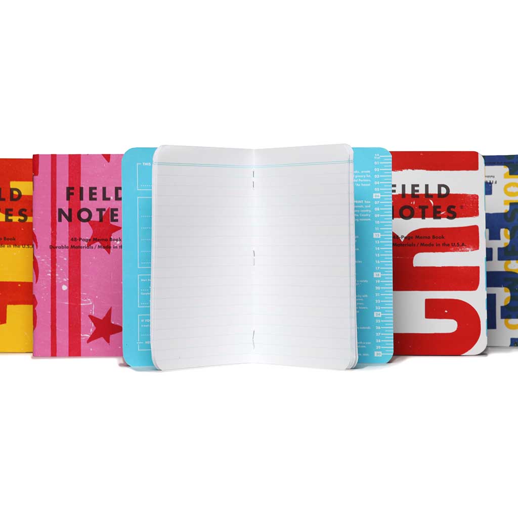 Hatch Ruled Paper (3-Pack) Field Notes FNC-56 Notebooks One Size / Multi