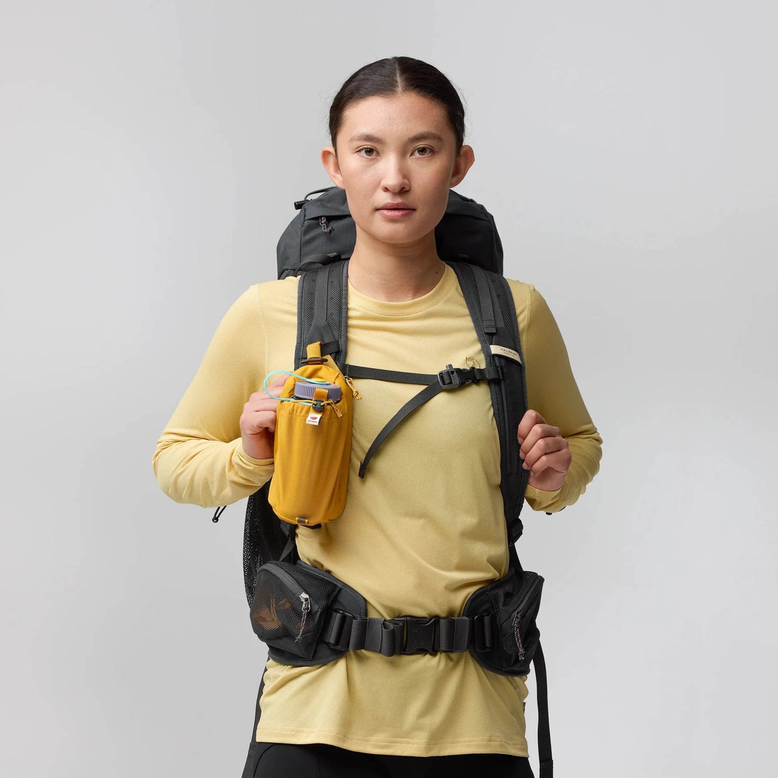 Abisko Bottle Pocket Fjällräven F23100177-550 Backpack Accessories One Size / Black