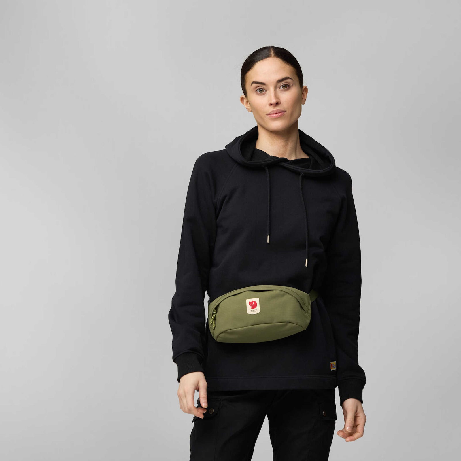 Ulvö Hip Pack Medium Fjällräven 23165-294 Bumbags 2L / Black Oak