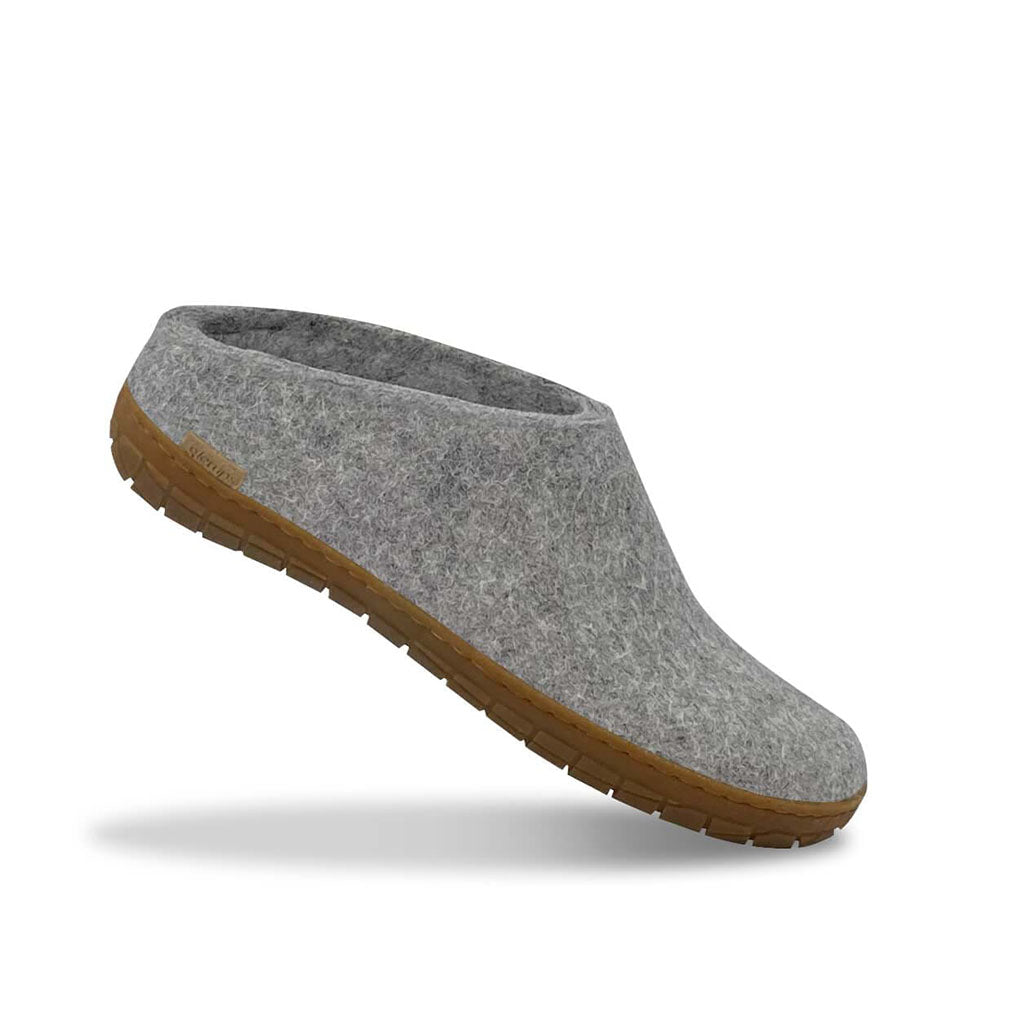 Slip-on with Natural Rubber Sole Glerups Outdoor Slippers