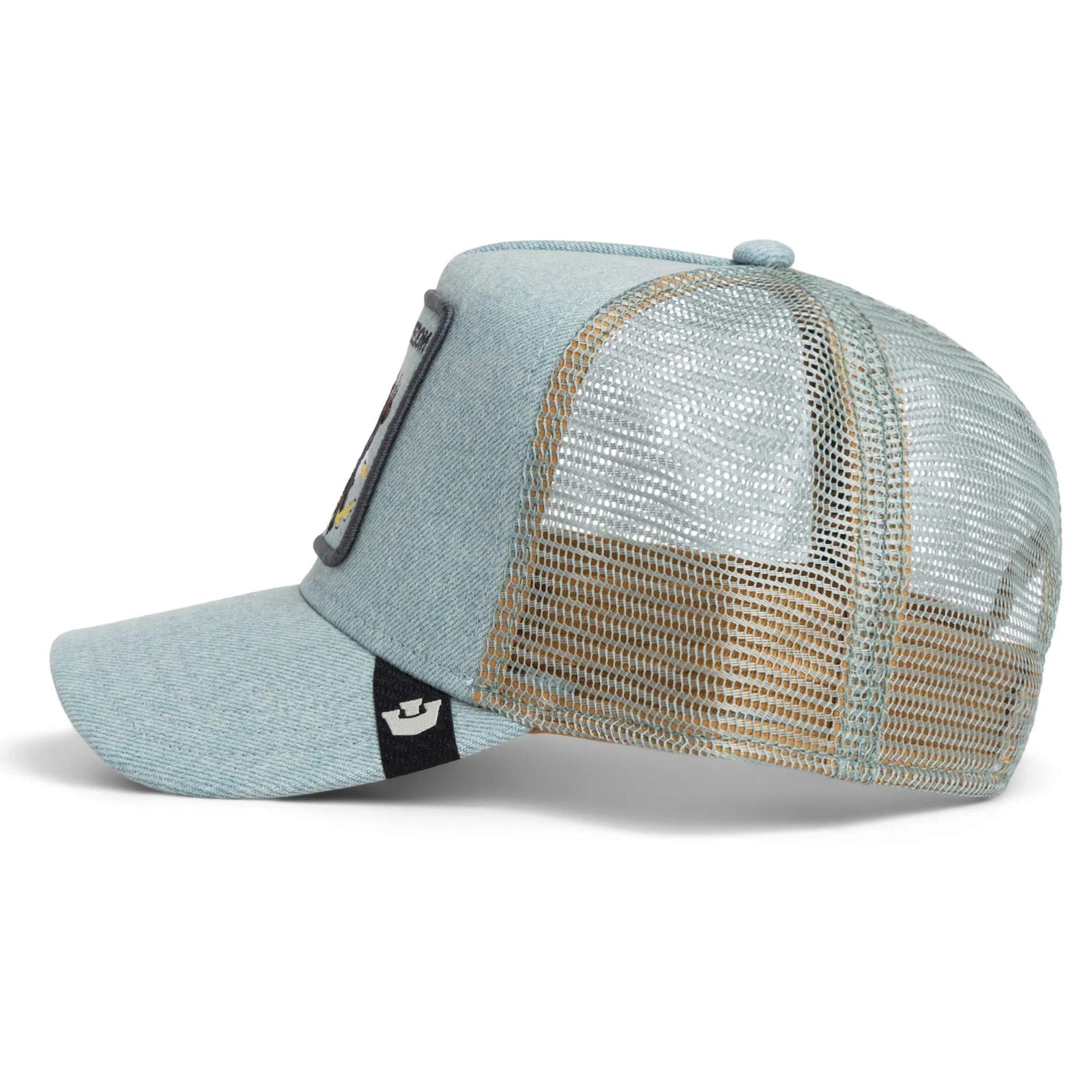 Denim Eagle Trucker Hat Goorin Bros. 101-2956-DEN02-O/S Caps & Hats One Size / Light Denim