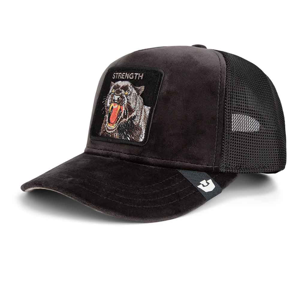 Velour Panther Trucker Hat Goorin Bros. 101-2351-VOI01 Caps & Hats One Size / Void