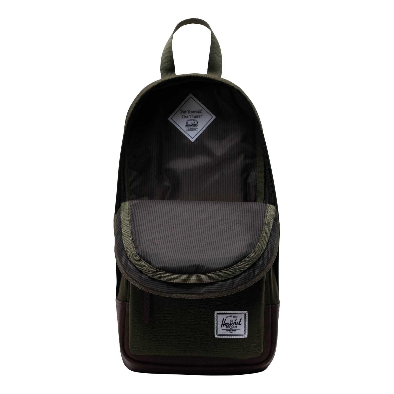 Herschel Heritage Shoulder Bag Herschel Supply Co. 11388-04488-OS Sling Bags 8L / Ivy Green/Chicory Coffee