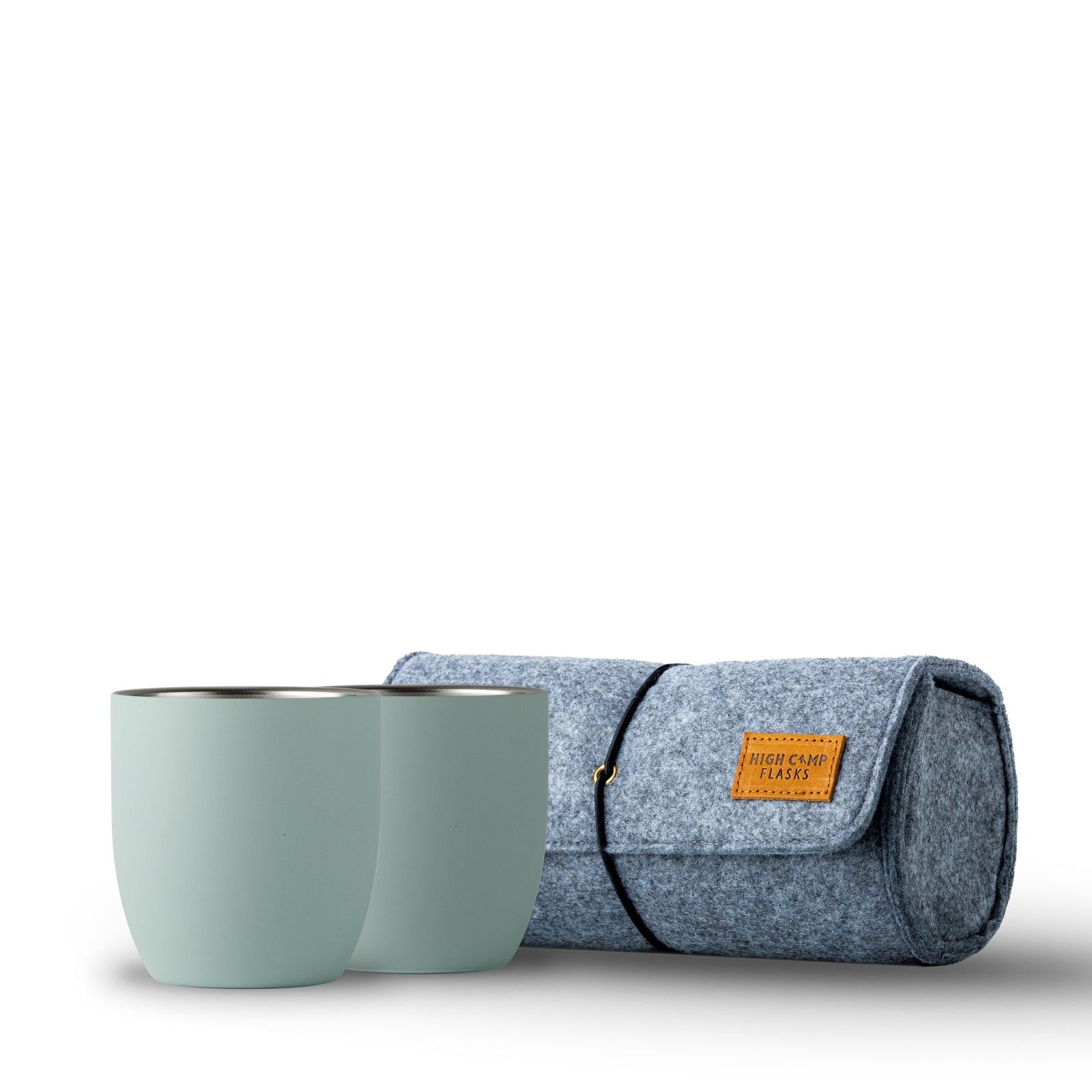 Parkside Tumbler 2-Pack + Soft Case High Camp Flasks 1102E Tumblers 2x 315 ml / Seaglass