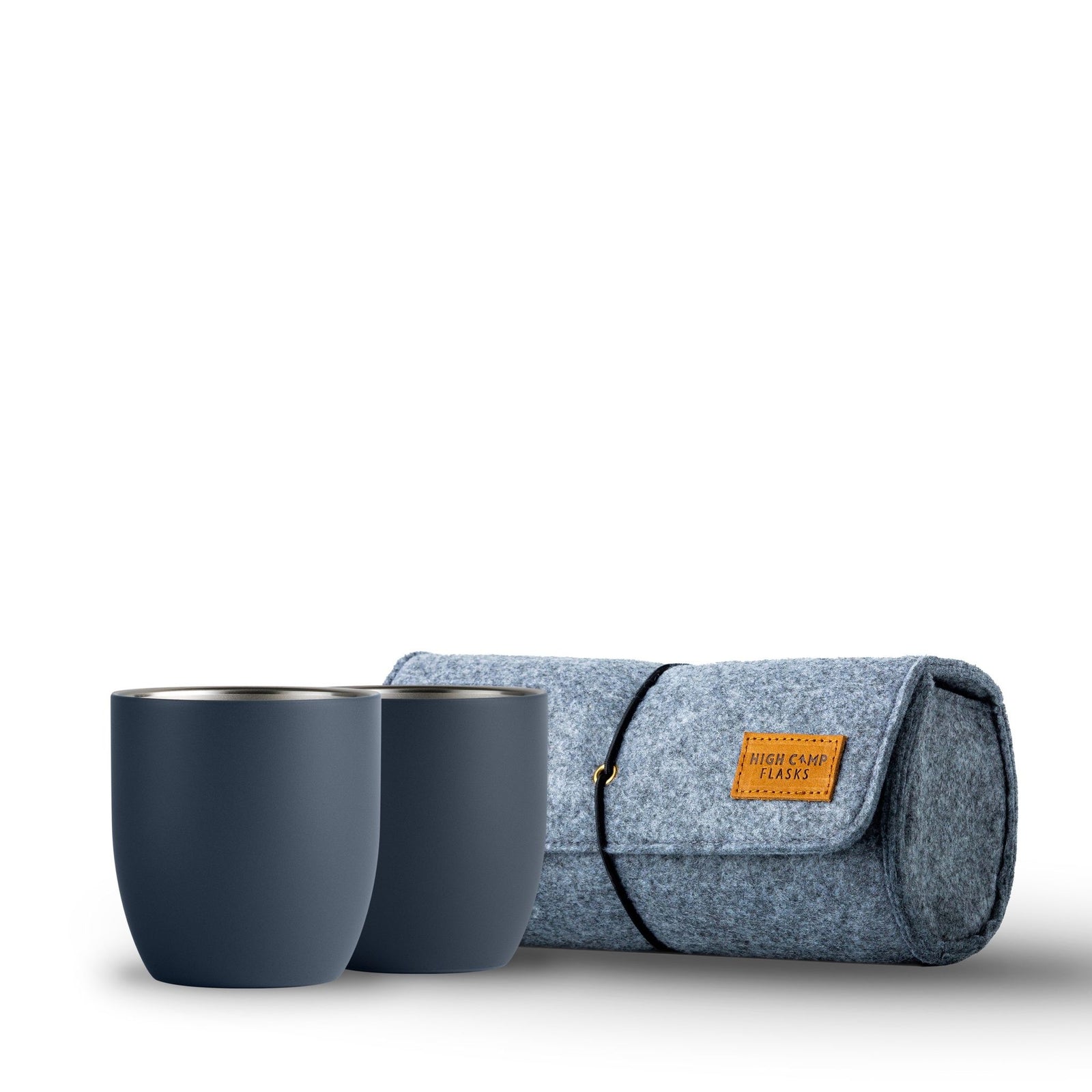 Parkside Tumbler 2-Pack + Soft Case High Camp Flasks 1102G Tumblers 2x 315 ml / Slate