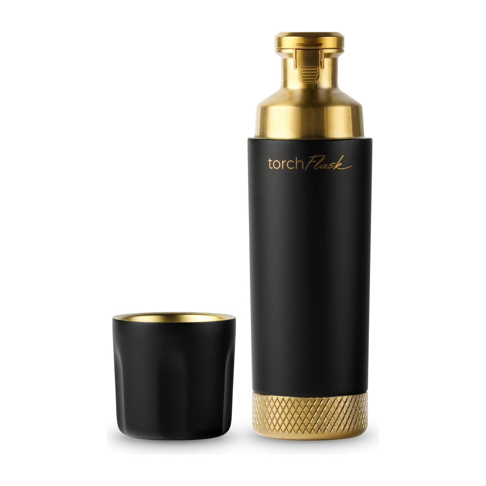 Torch Flask 9oz Flip Lid High Camp Flasks 2139x Camp Flasks 266 ml / Onyx