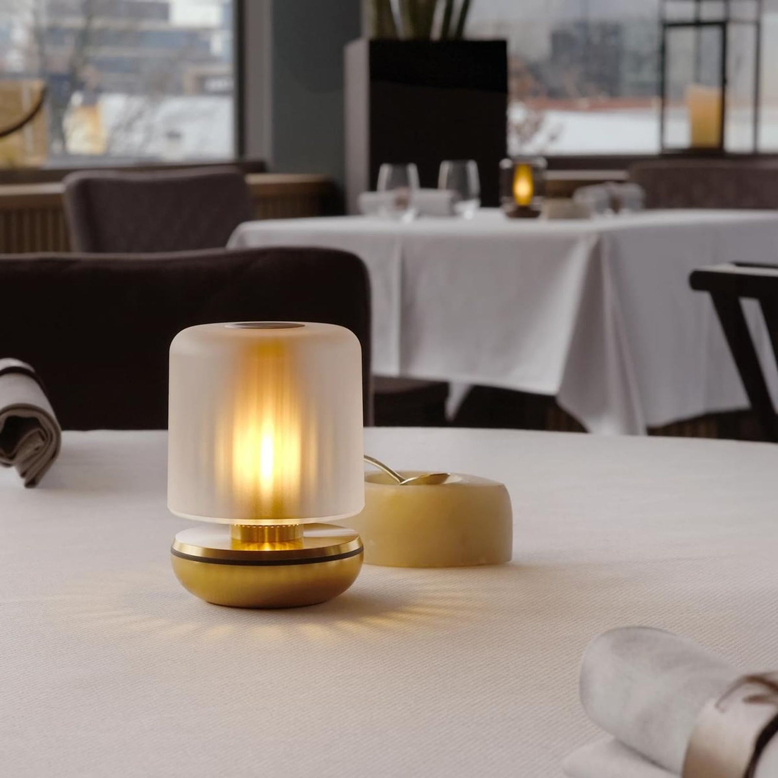 Firefly Light | Frosted Humble Lights HUM-TL00401 Table Lights One Size / Gold Frosted
