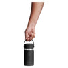 12 oz Travel Mug w/ Flip Sip Cap Hydro Flask W12FCX001 Water Bottles 12 oz / Black