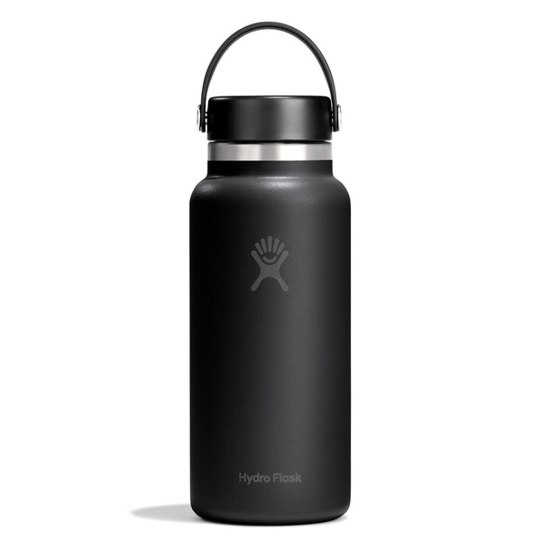 32 oz Wide Mouth Hydro Flask W32CTS001 Water Bottles 32 oz / Black