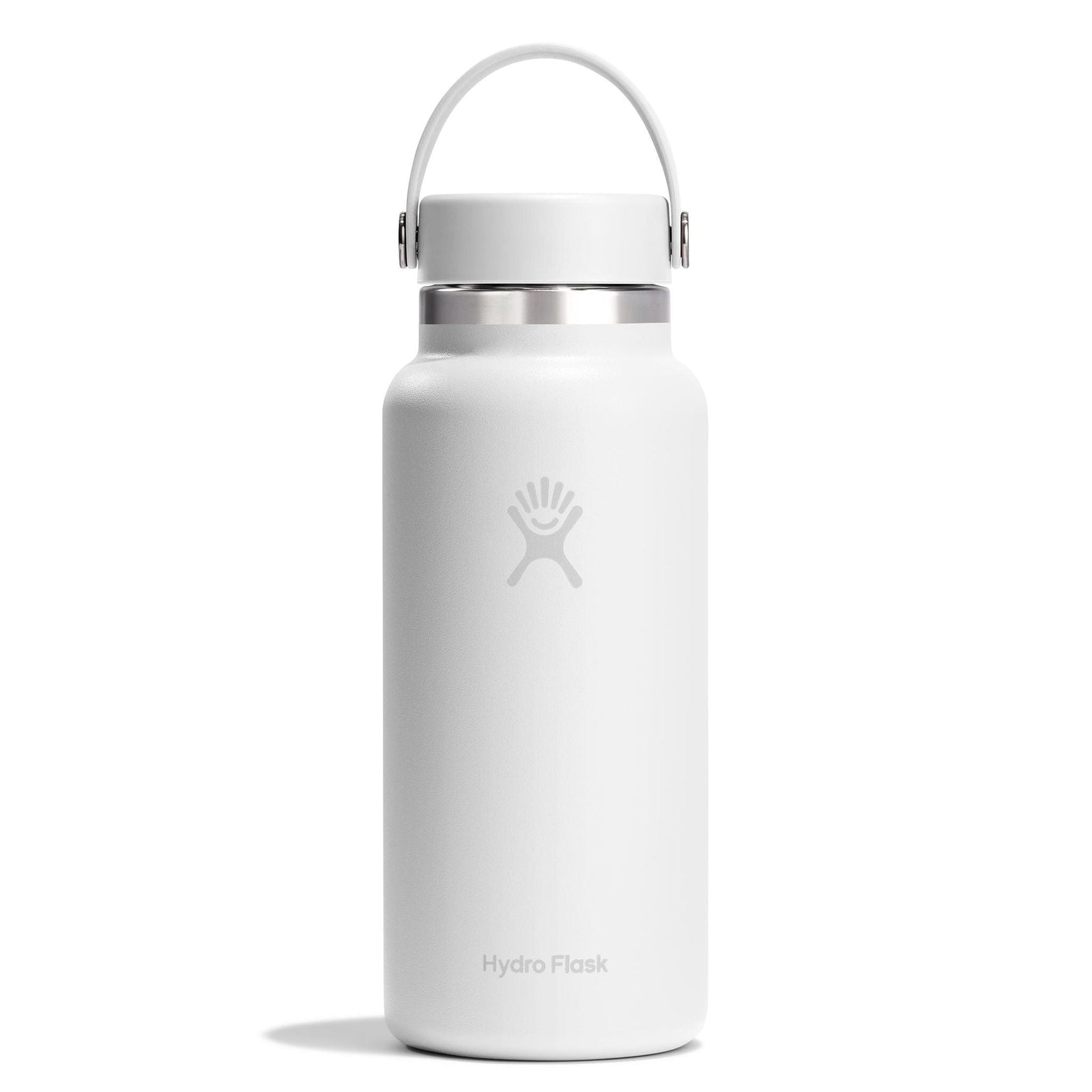 32 oz Wide Mouth Hydro Flask W32CTS110 Water Bottles 32 oz / White