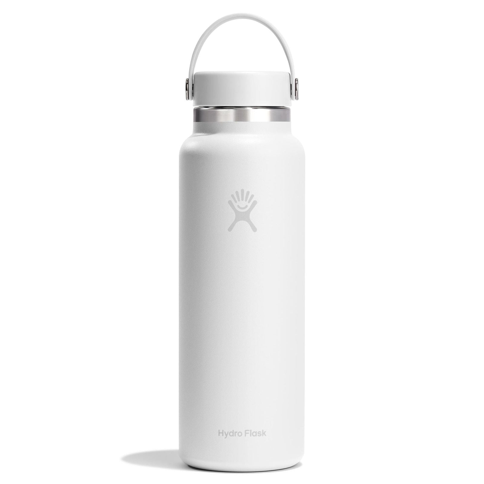 40 oz Wide Mouth Hydro Flask W40CTS110 Water Bottles 40 oz / White