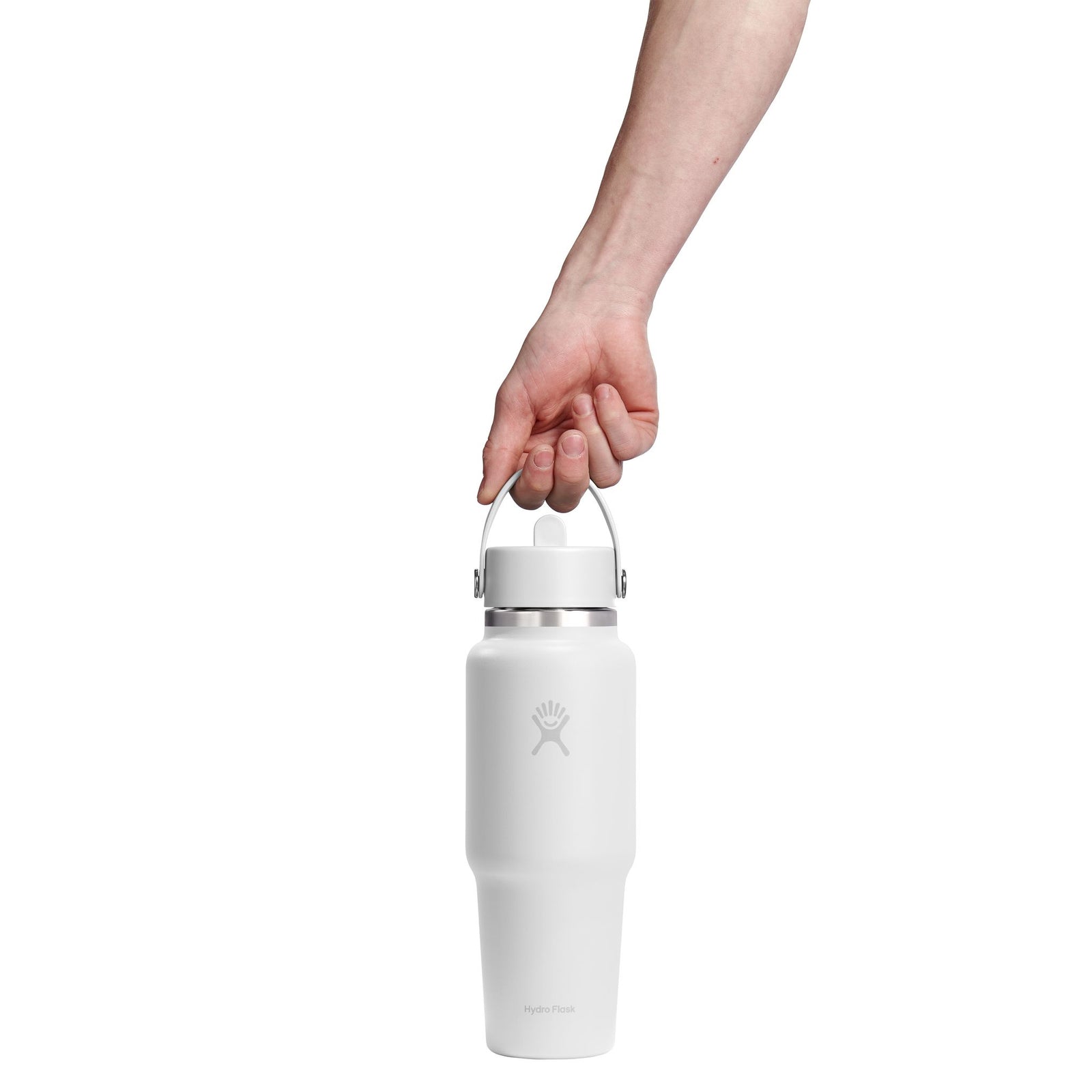 32 oz breite Reiseflasche mit flexiblem Strohhalm