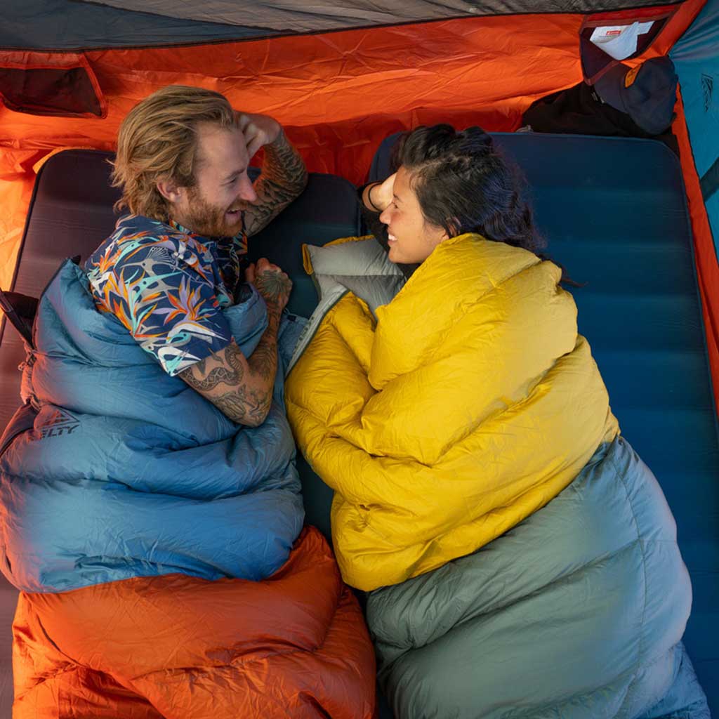 Galactic 30°F Sleeping Bag Kelty 35417222ROO Sleeping Bags One Size / Rooibos Tea/Aegean Blue
