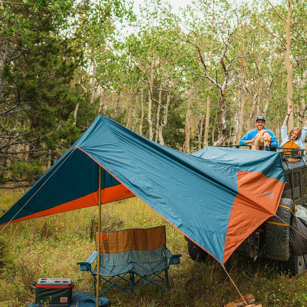 Waypoint Tarp Kelty 40834221PND Tarps One Size / Reflecting Pond / Gingerbread
