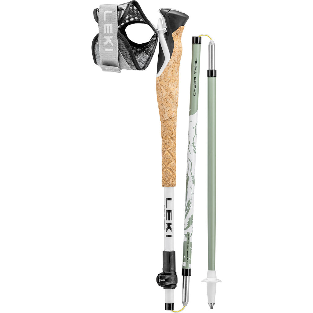 Cross Trail FX Superlite Carbon (Pair) Leki 65426801 Walking Poles 110-130cm / White/Envy/Black
