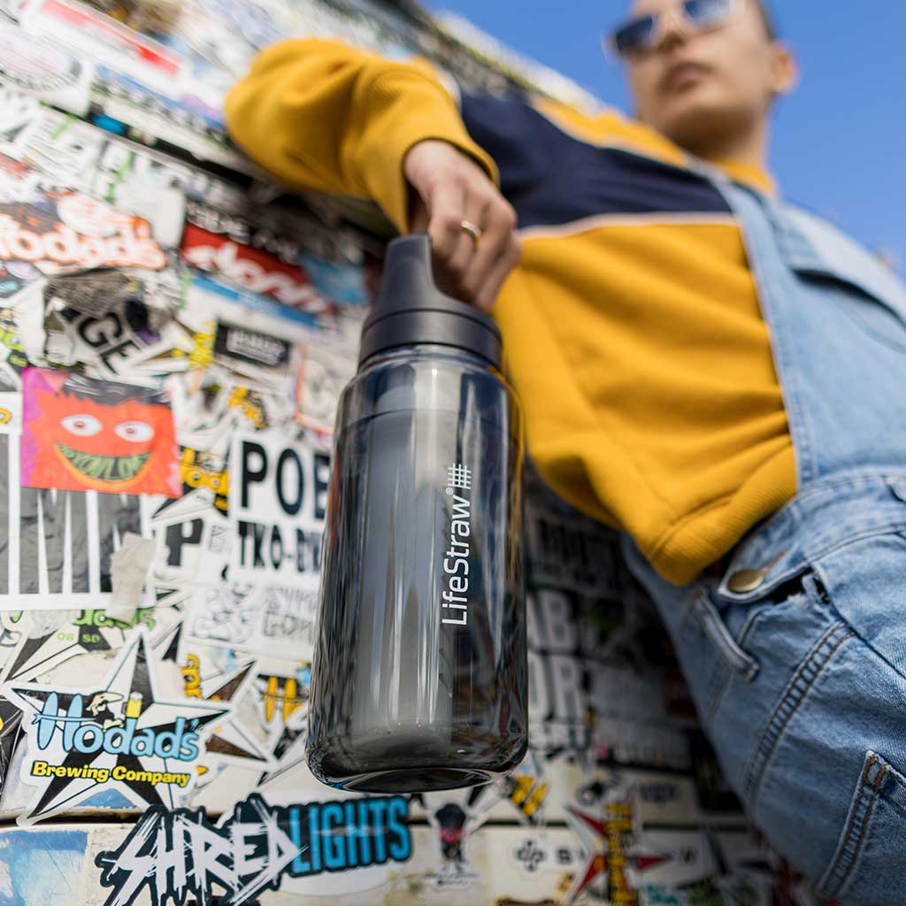 Lifestraw Go 650ml | Tritan Renew LifeStraw LSLGV422GYWW Water Filters 650 ml / Nordic Noir