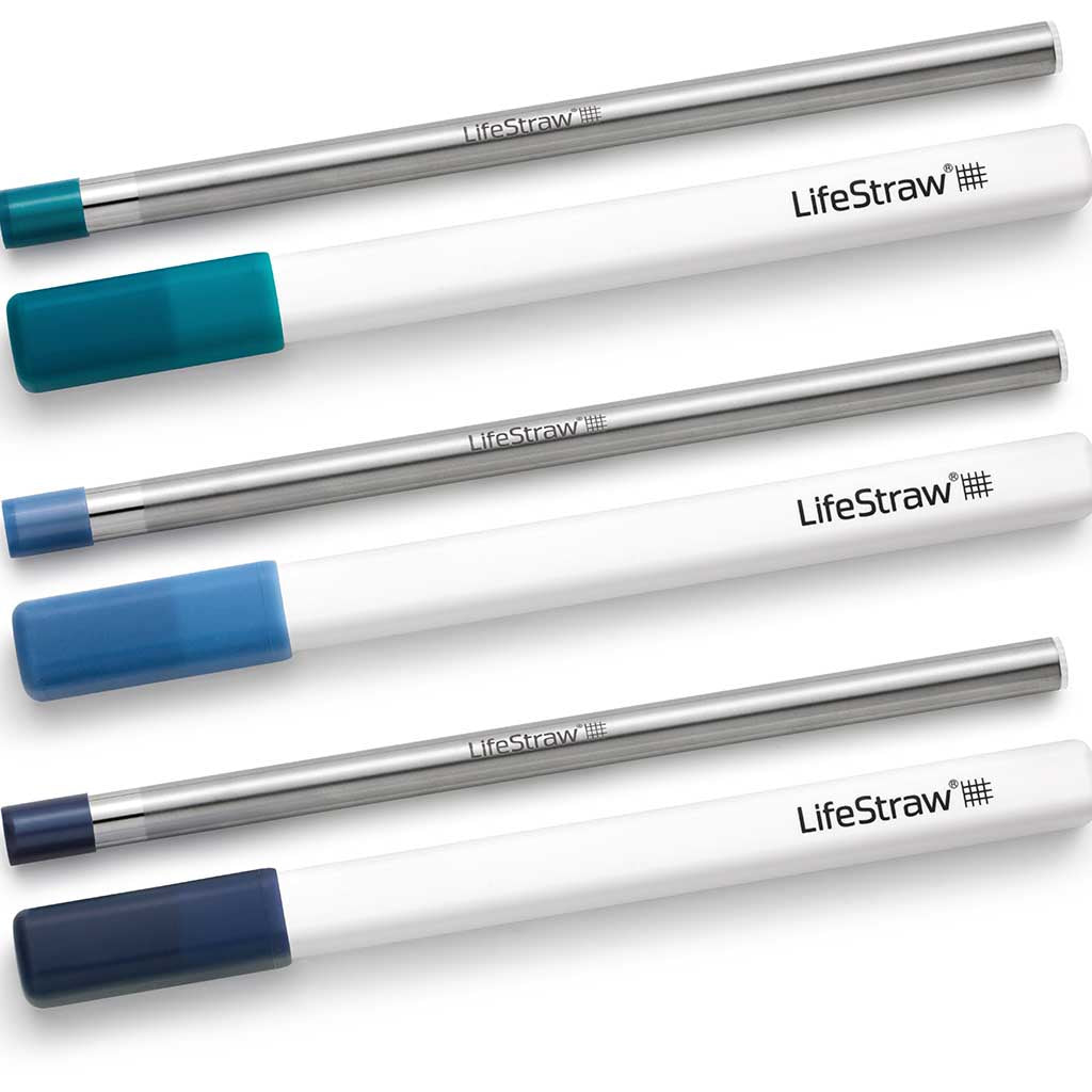 LifeStraw SIP with Carry Case LifeStraw LSSIP1SBWW Water Filters One Size / Stormy Blue