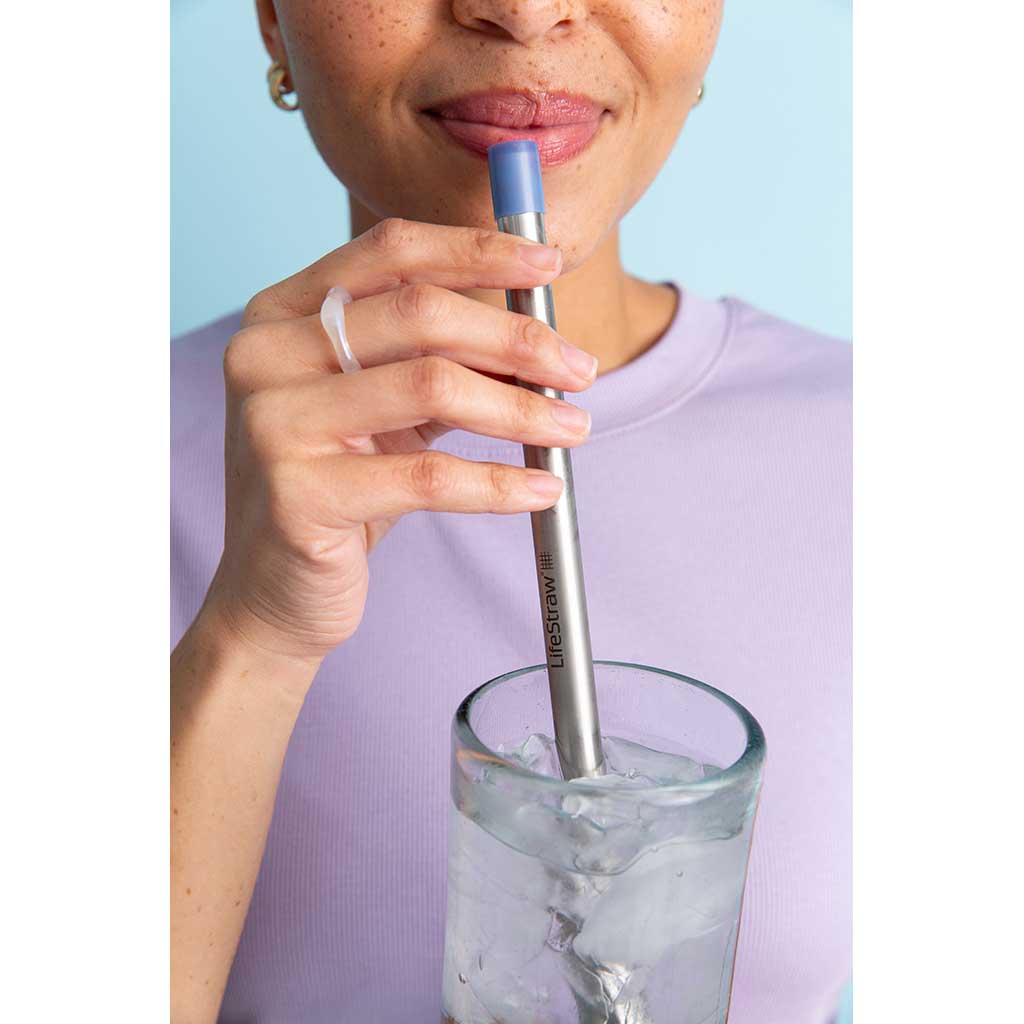 LifeStraw SIP with Carry Case LifeStraw LSSIP1TPWW Water Filters One Size / Thistle Purple
