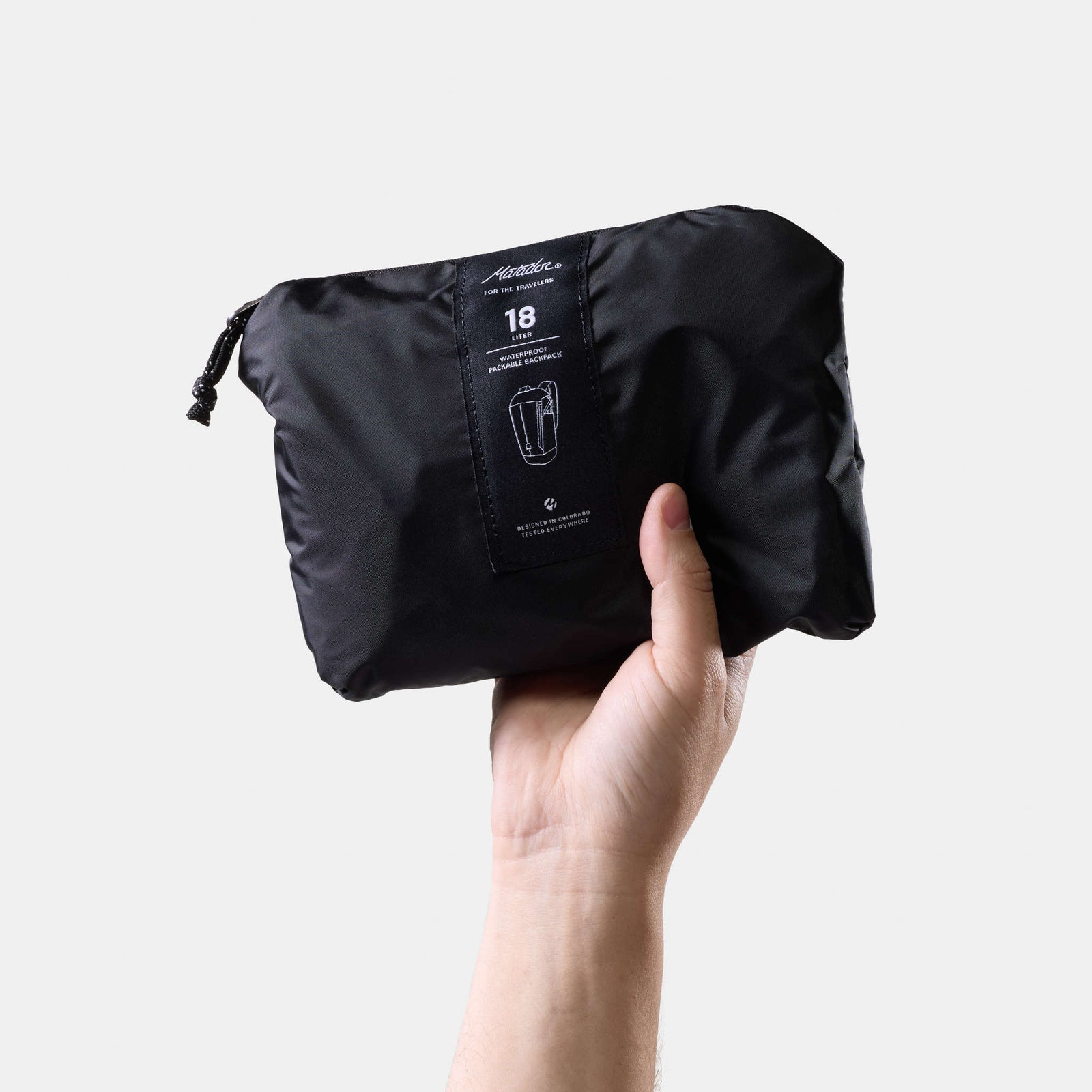 18L Waterproof Packable Backpack Matador MATWPB18001BK Backpacks 18L / Black