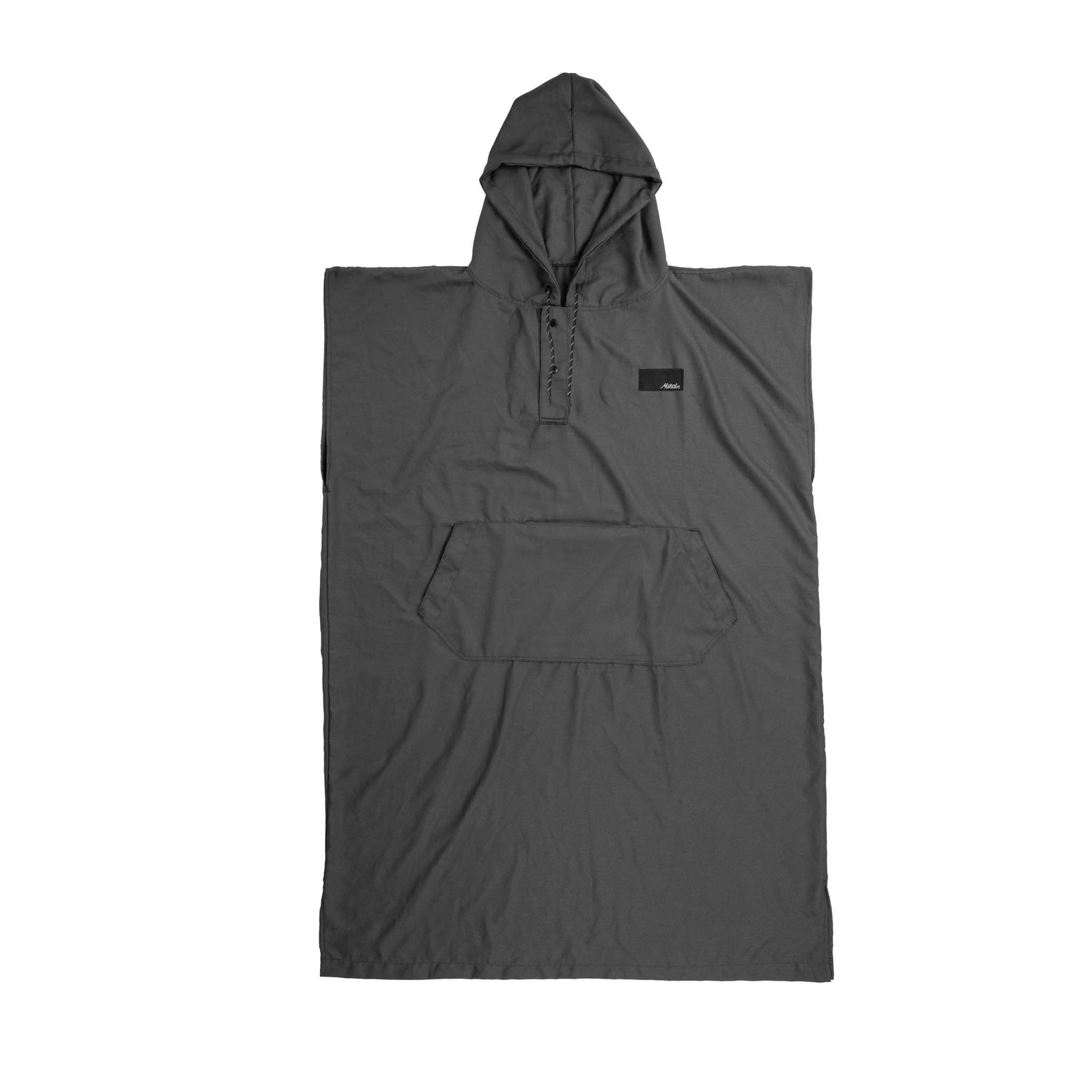 NanoDry Packable Towel Poncho Matador MATNDP001CH Unisex Changing Ponchos One Size / Charcoal