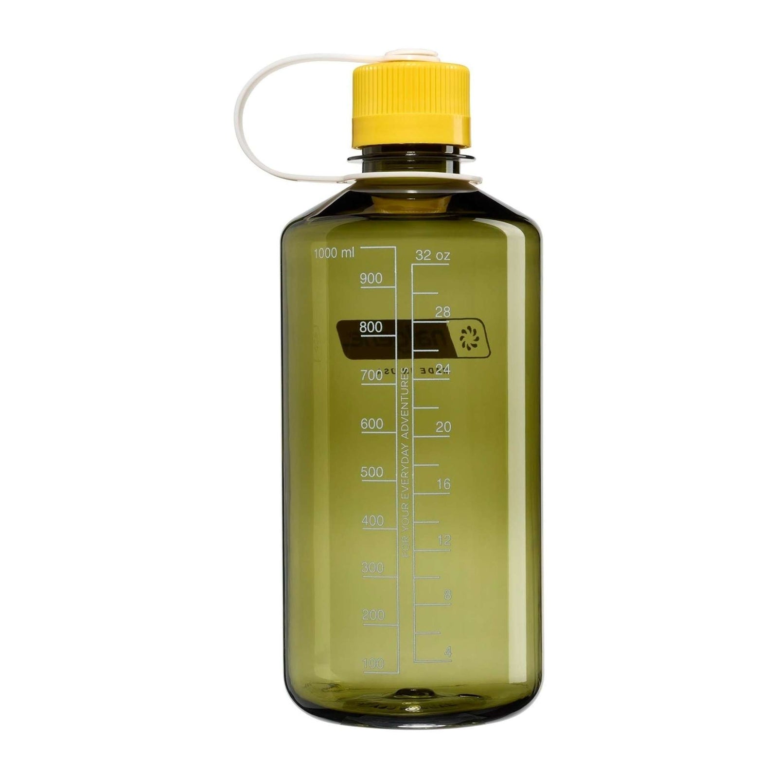 1L Narrow Mouth Tritan Sustain Nalgene N2021-4332 Water Bottles 1 Litre / Oil Green - Freesia Cap