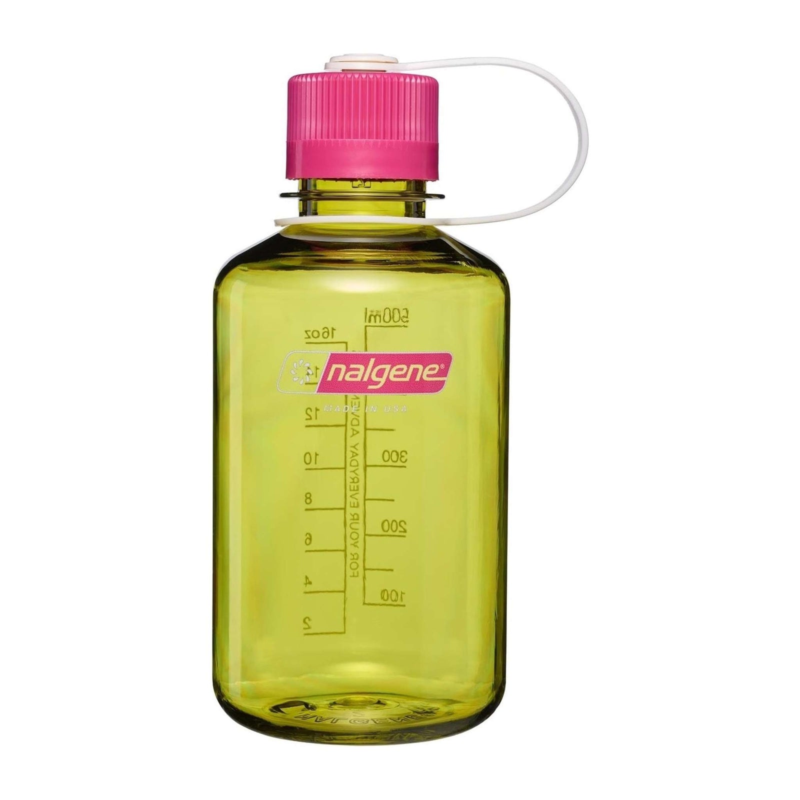 500ml Narrow Mouth Tritan Sustain Nalgene N2021-1916 Water Bottles 500ml / Endive - Fuchsia Purple Cap
