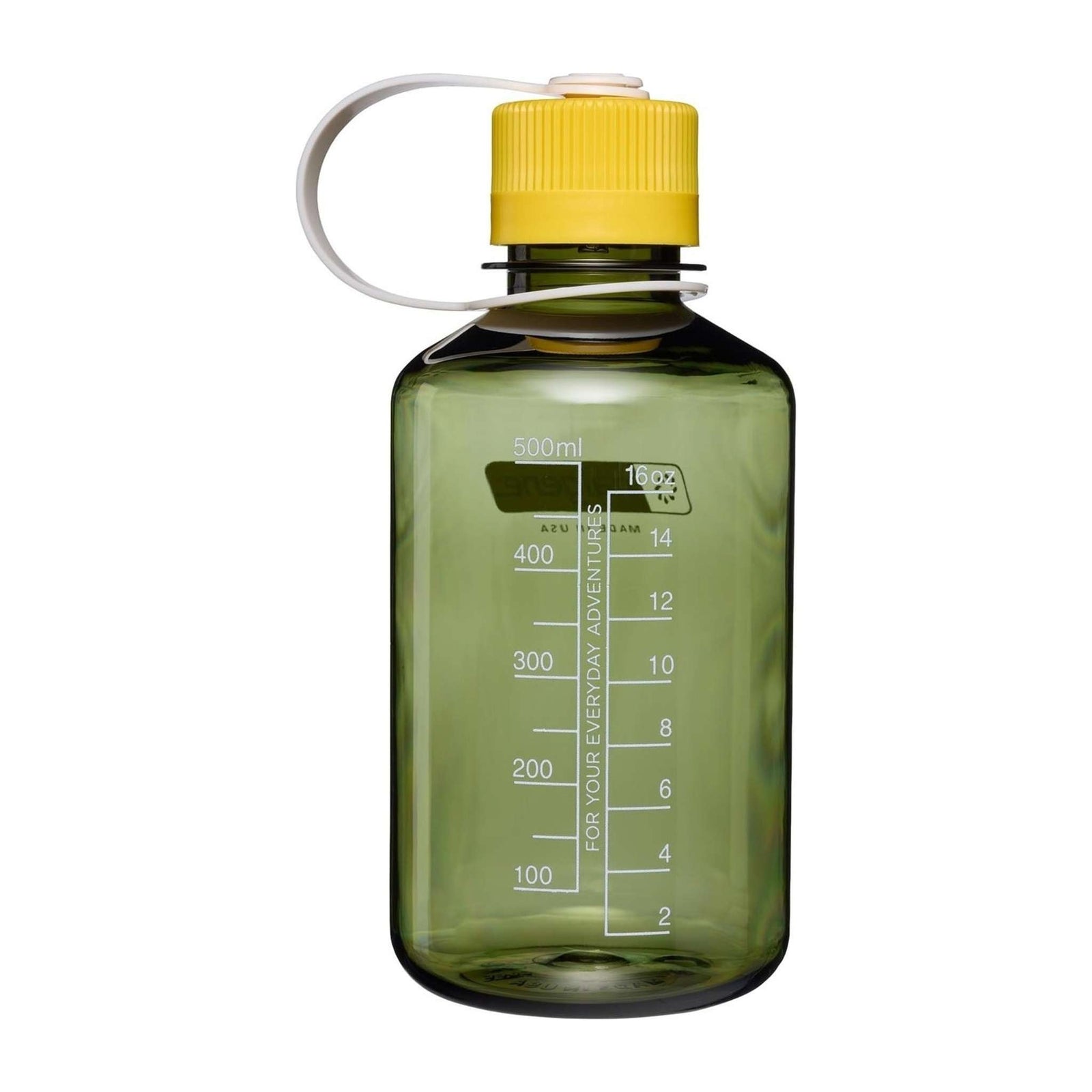 500ml Narrow Mouth Tritan Sustain Nalgene N2021-2316 Water Bottles 500ml / Oil Green - Freesia Cap
