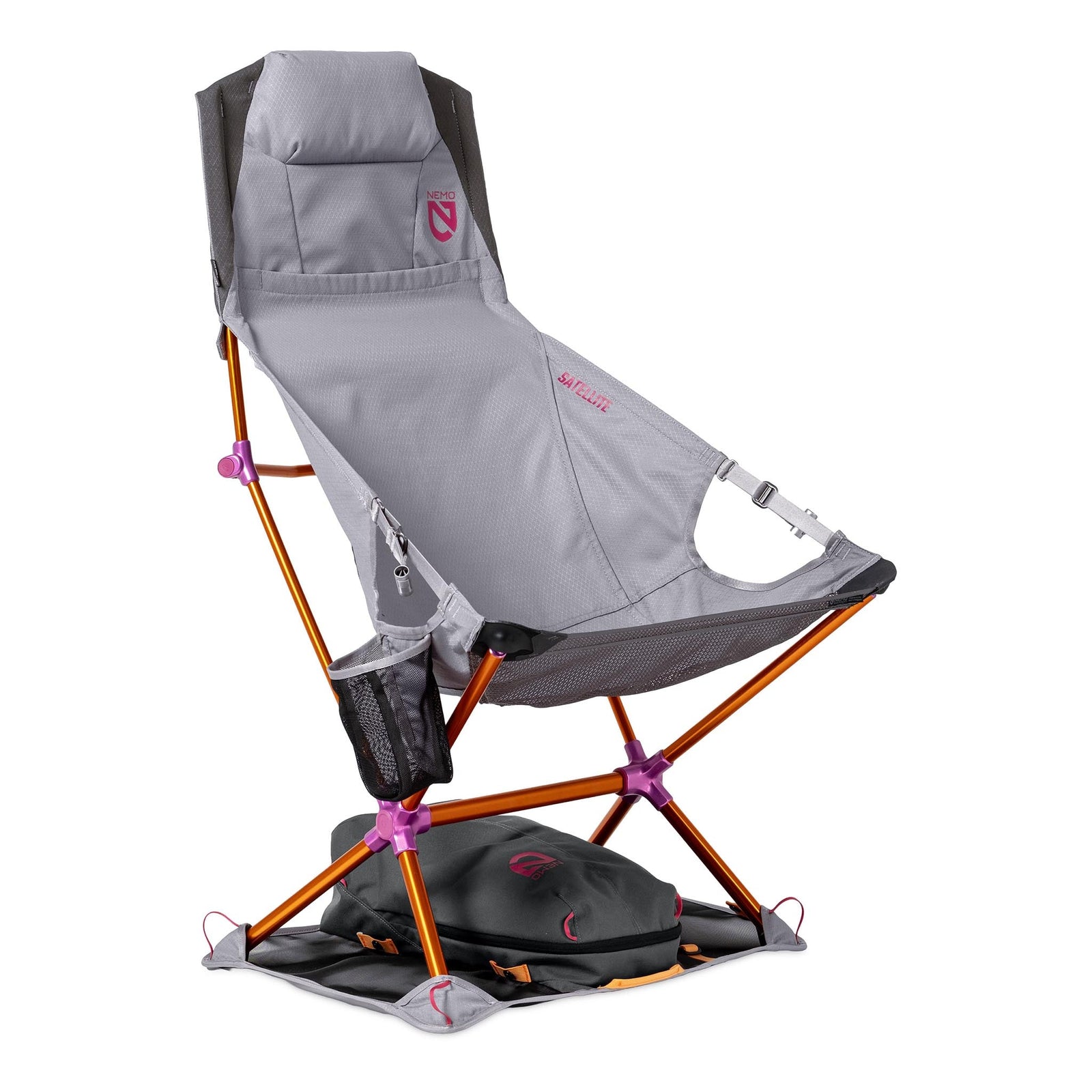 Satellite Reclining Camp Chair NEMO Equipment 811666038197 Chairs One Size / Quicksilver