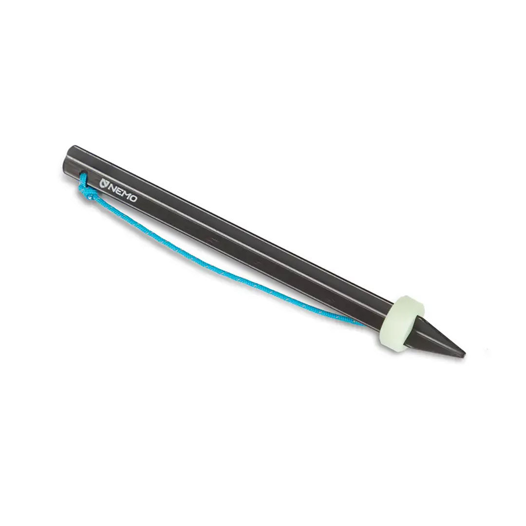 Sweepstake Tent Stakes (6-Pack) NEMO Equipment 811666031822 Tent Stakes One Size / Black