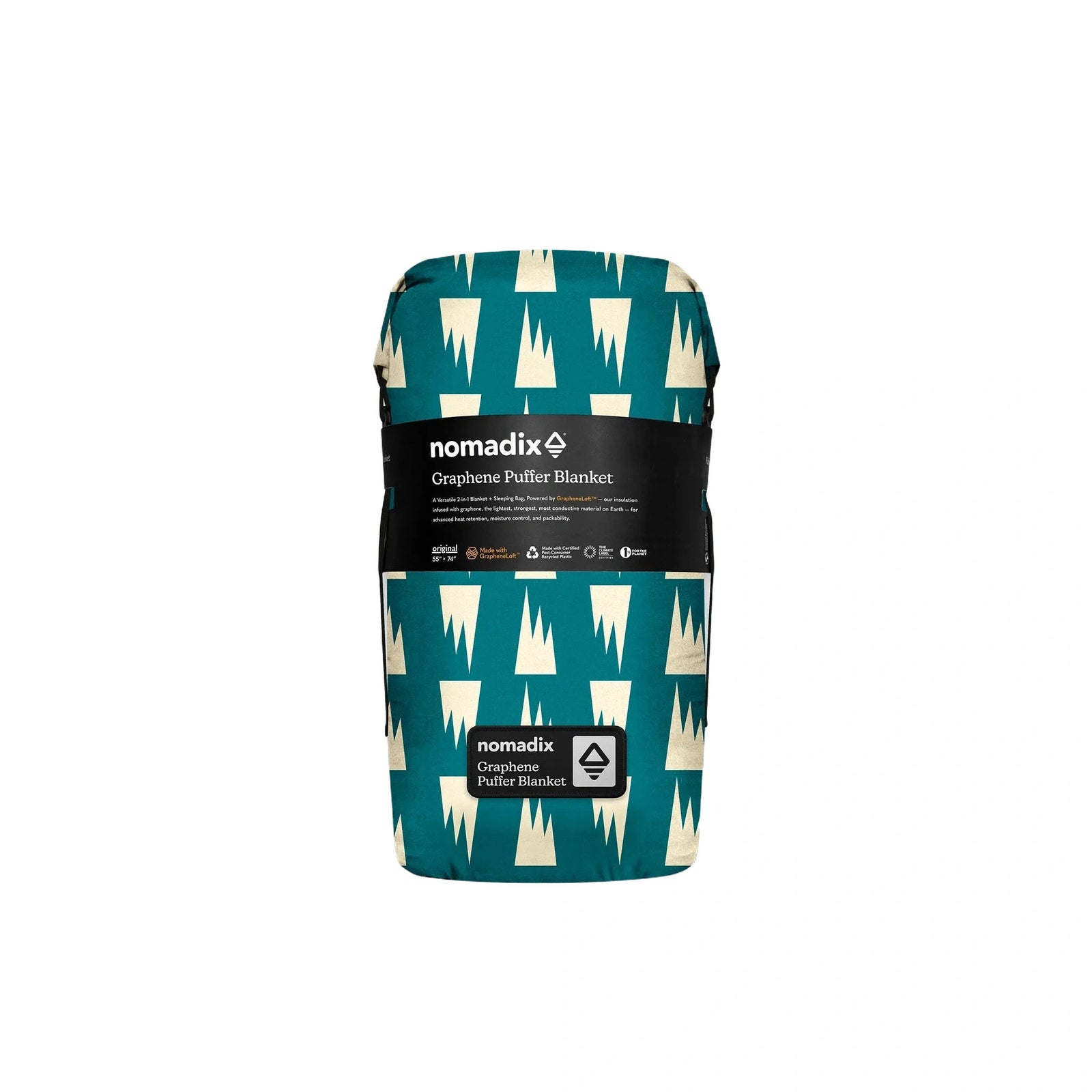 Graphene Puffer Blanket Nomadix GPB-SUMM-101 Blankets One Size / Summit Green