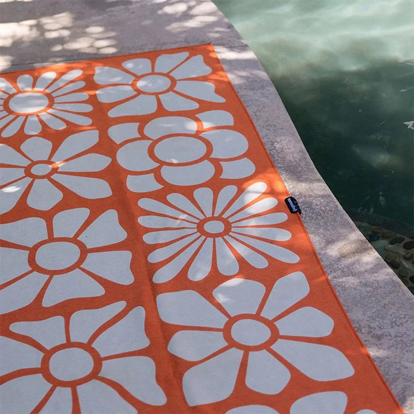 Original Towel Nomadix NM-BIFL-EXO Travel Towels One Size / Big Flowers Expedition Orange