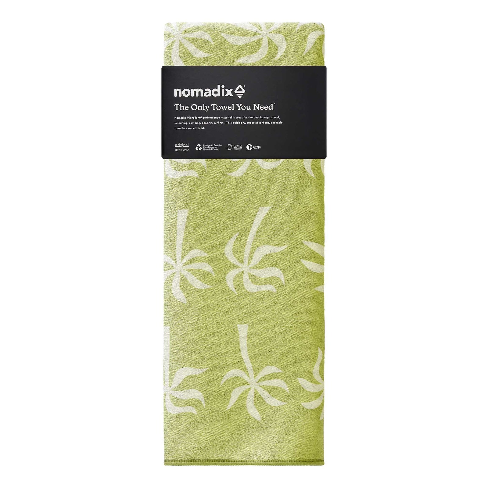 Original Towel Nomadix NM-BRPL-101 Travel Towels One Size / Breezy Palms Olive