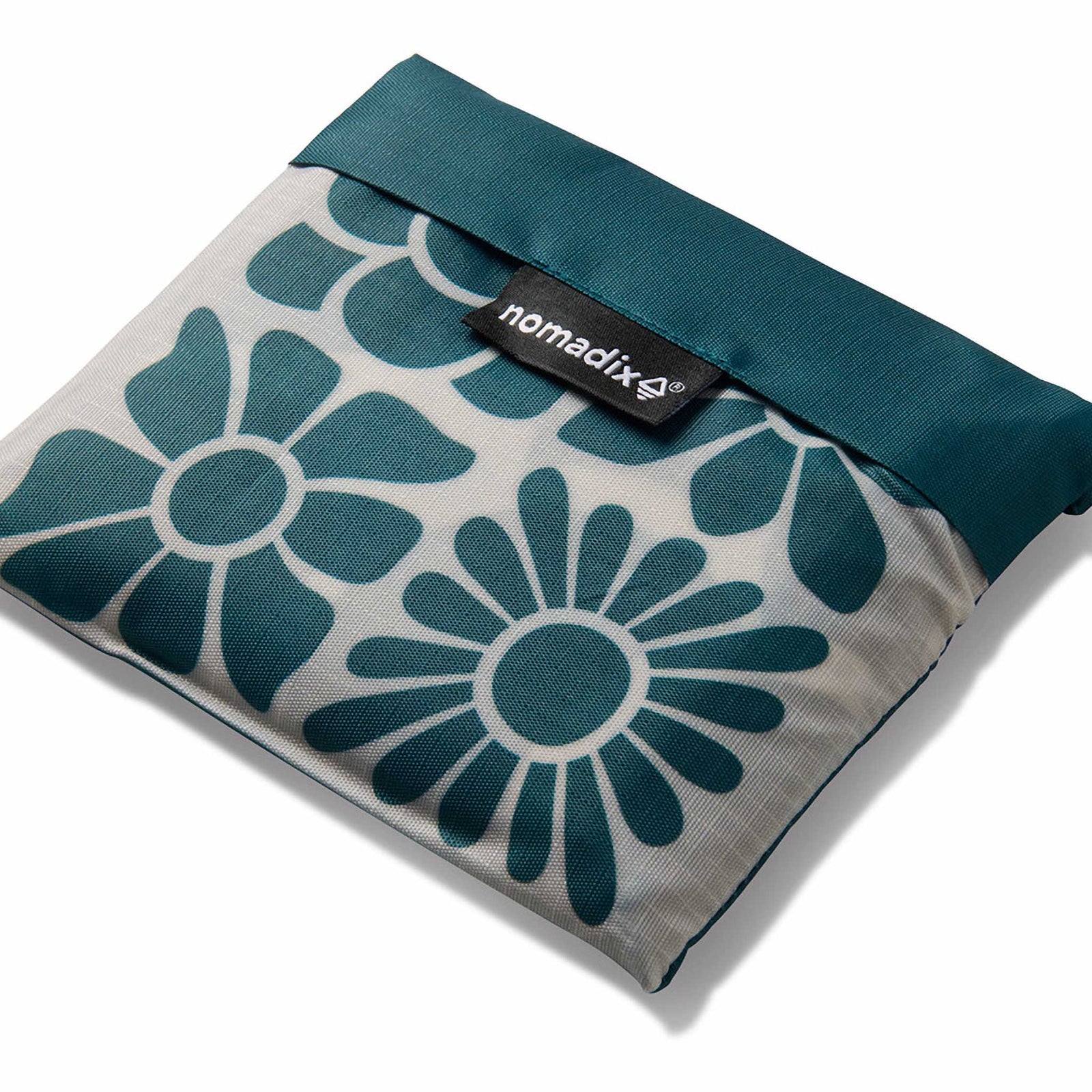Pocket Tote Nomadix PTO-BIFL-TEOC Tote Bags 11L / Big Flowerbed Teal Ocean