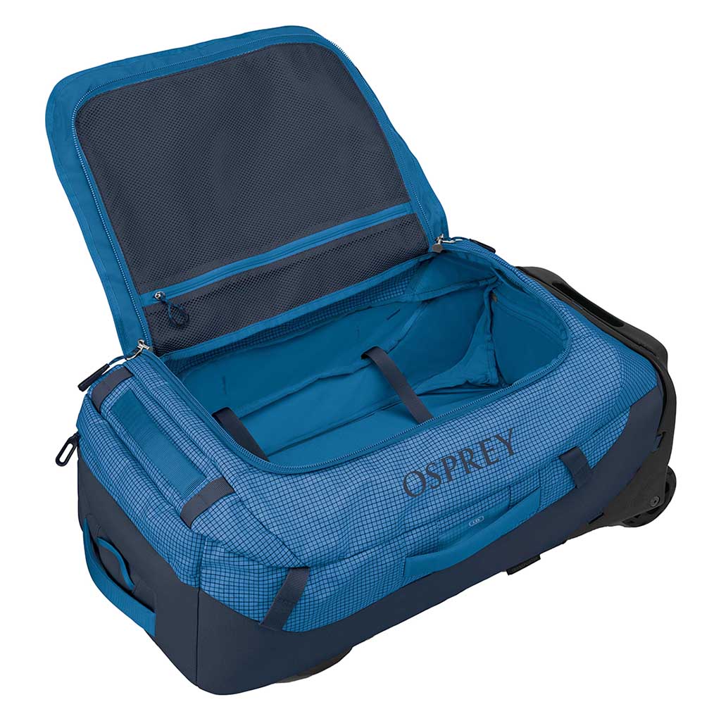 Rolling Transporter 60 Osprey 10006341 Wheeled Duffle Bags O/S / Blue Flame/Scoria Blue